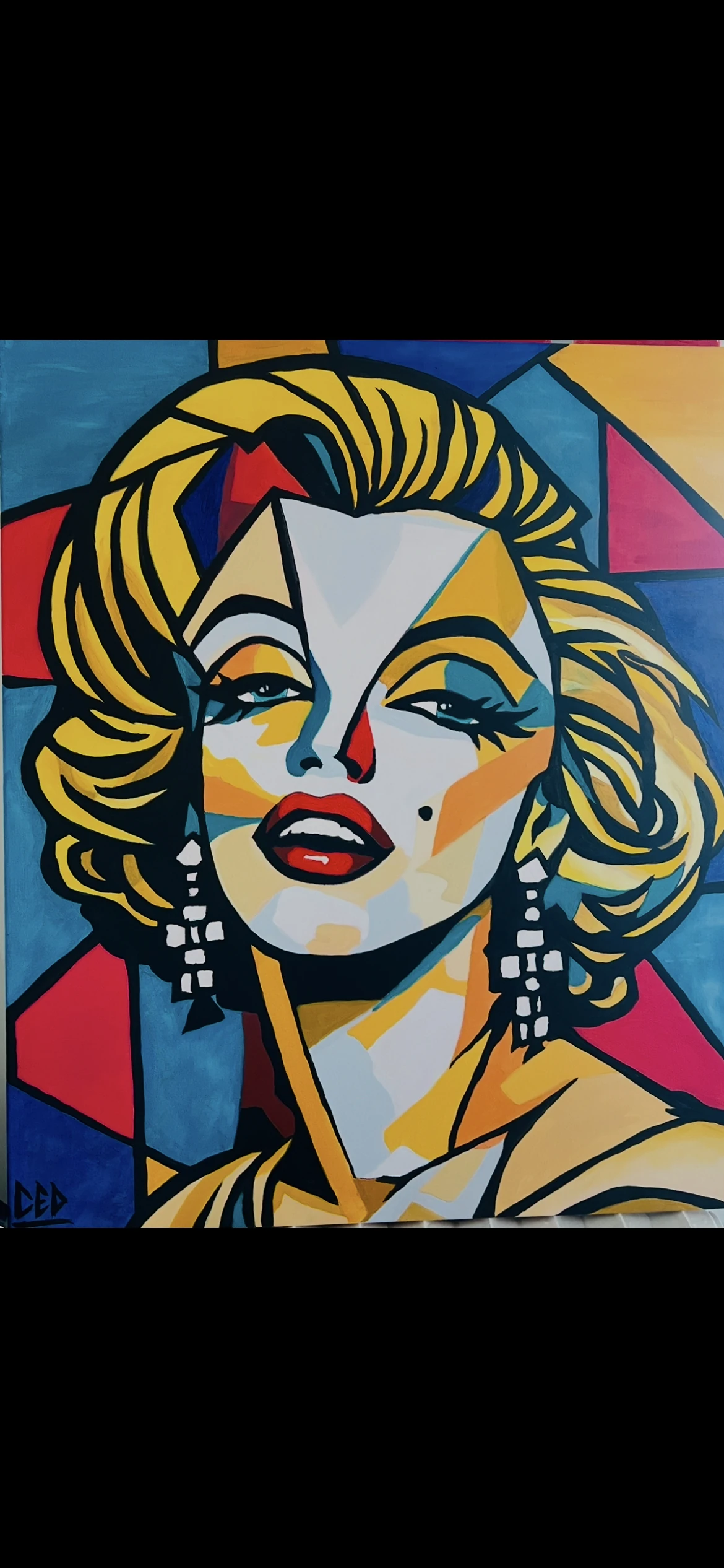 Marilyn Kubik — œuvre originale de CED ART