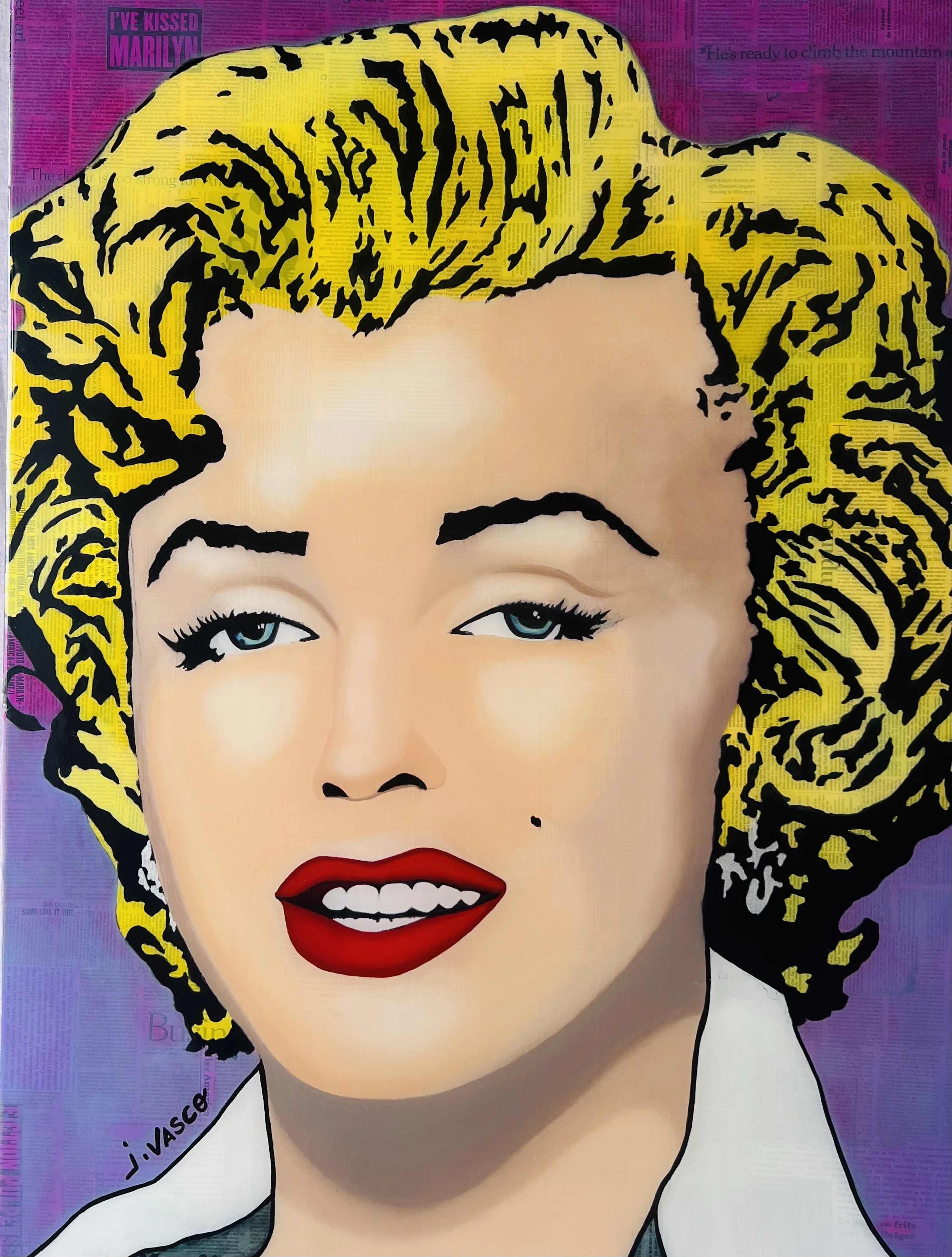 Marilyn Pop — œuvre originale de CED ART