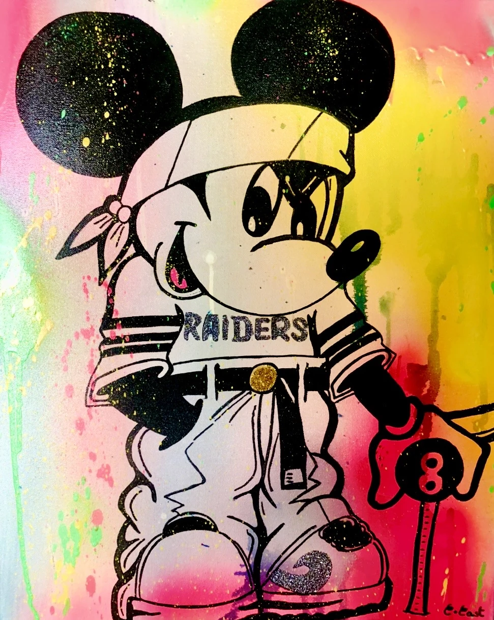 Raiders Mouse — œuvre originale de CED ART