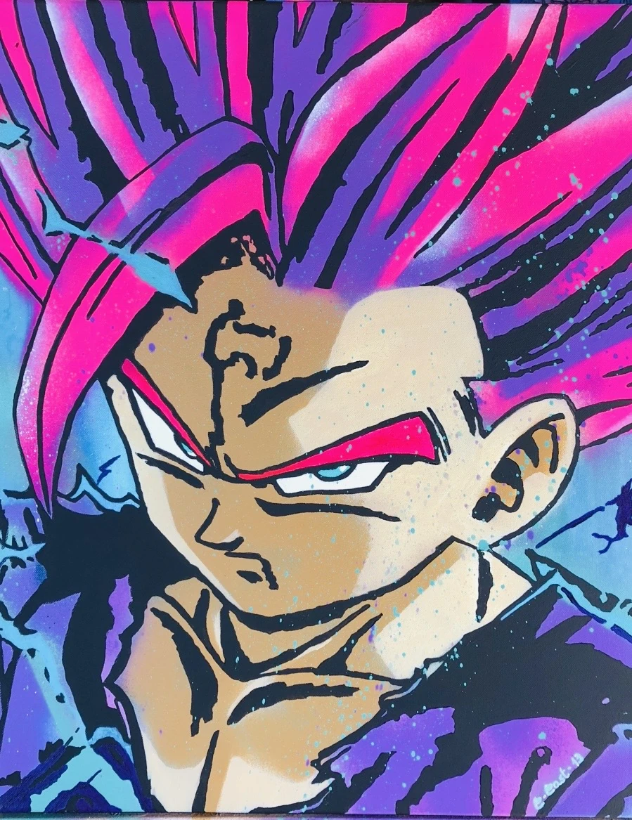 Rose Fury — œuvre originale de CED ART