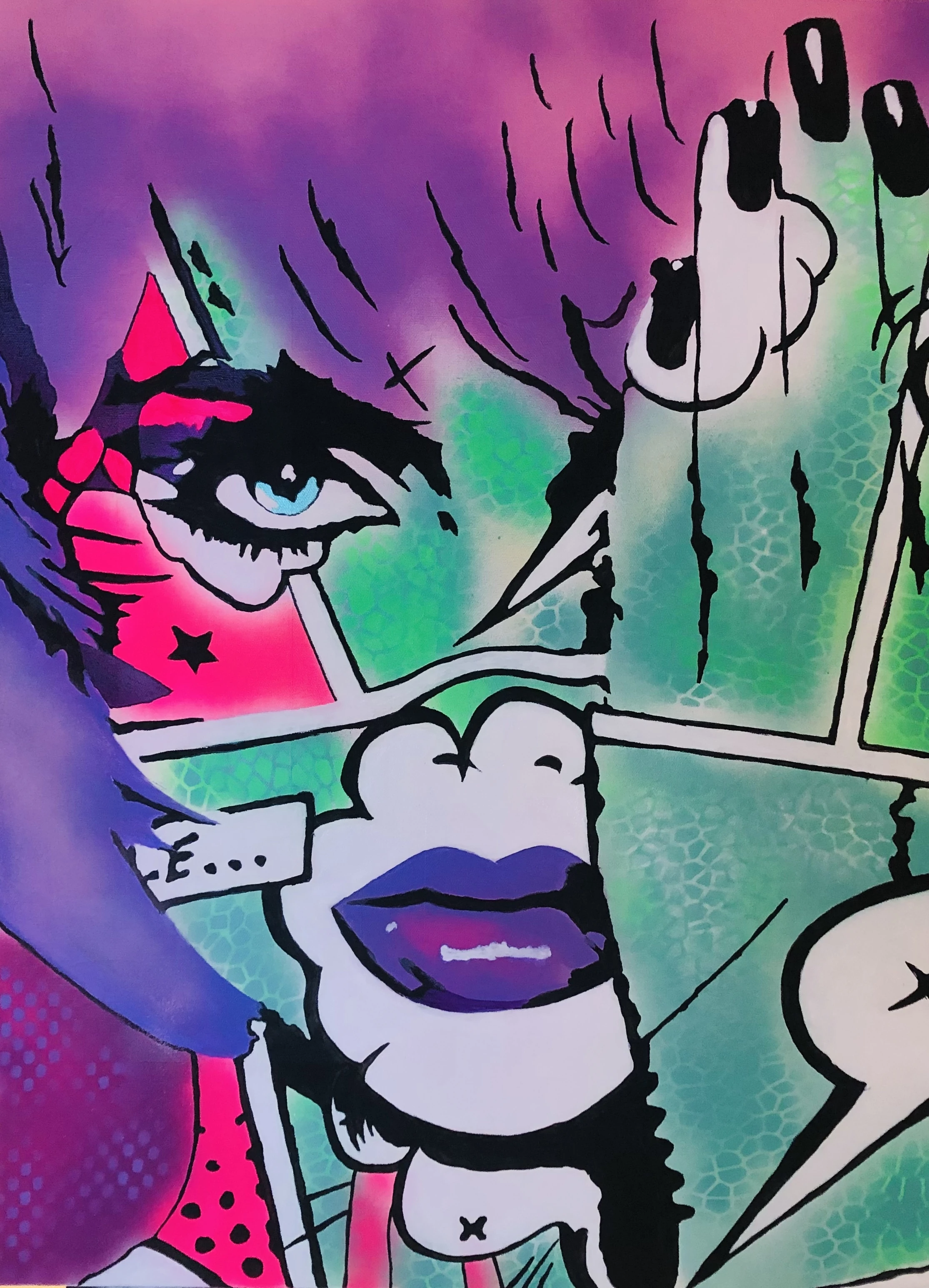 Neon Diva — œuvre originale de CED ART