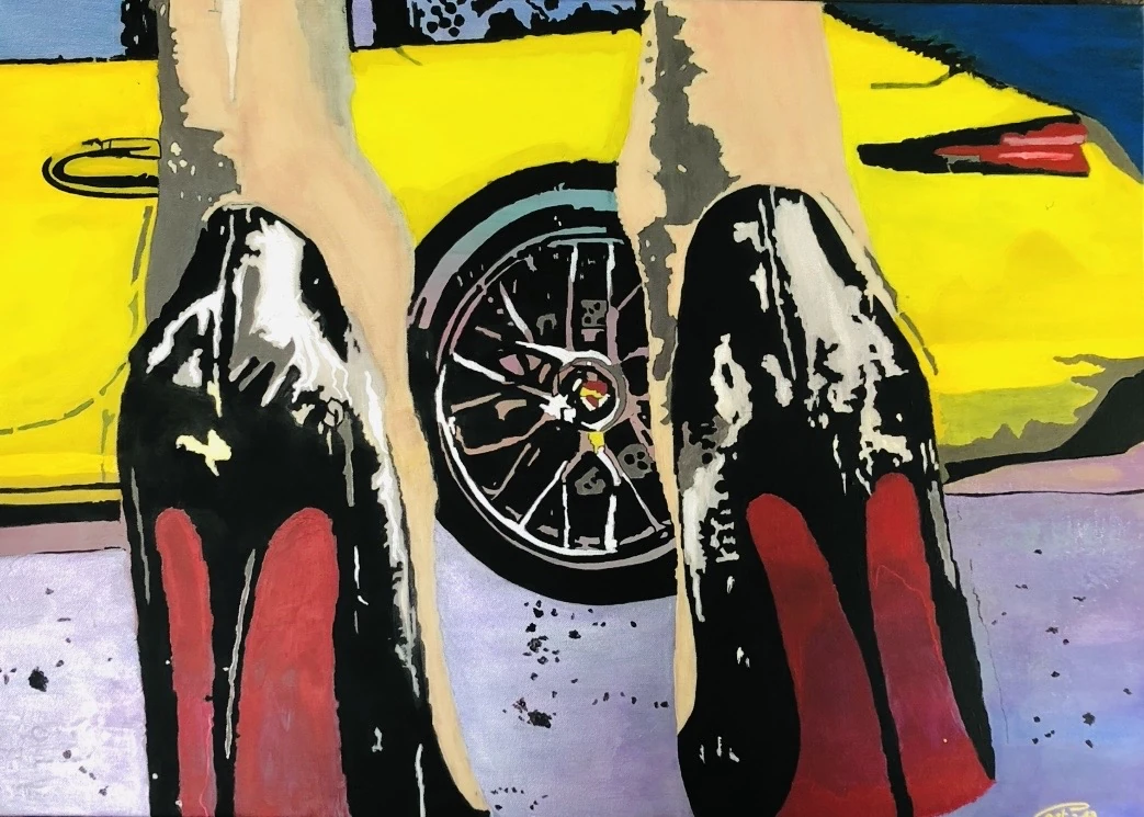 Red Heels — œuvre originale de CED ART