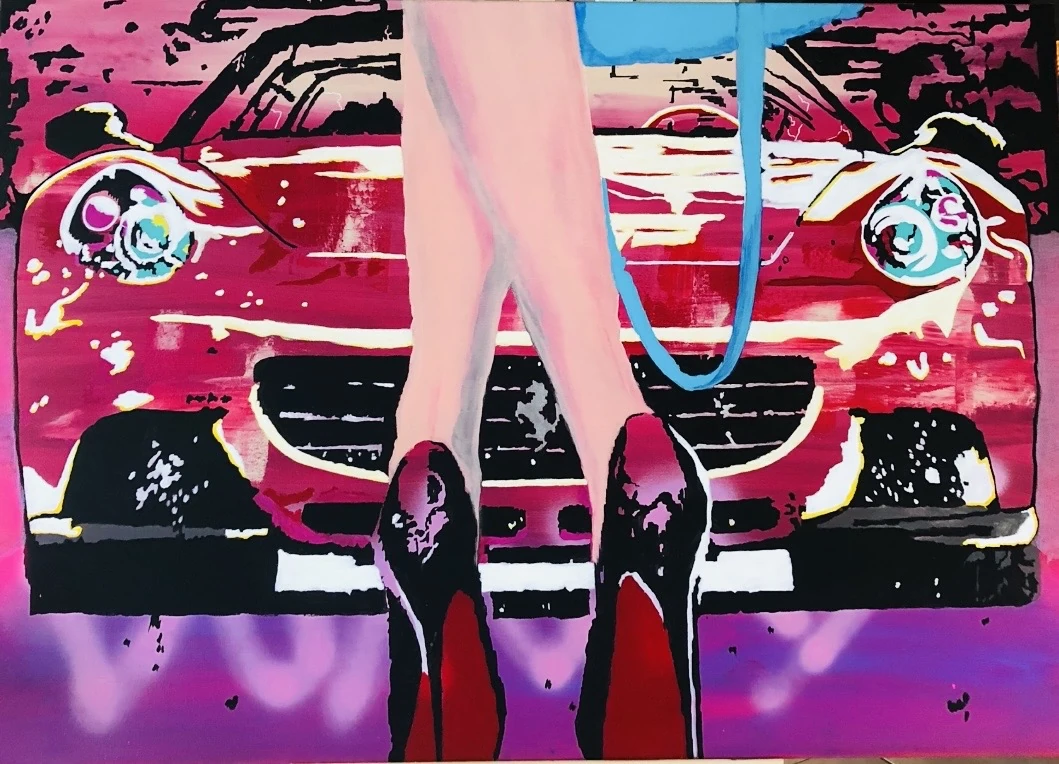Scarlet Ride — œuvre originale de CED ART