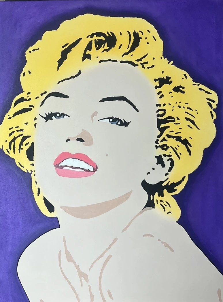 Golden Monroe — œuvre originale de CED ART