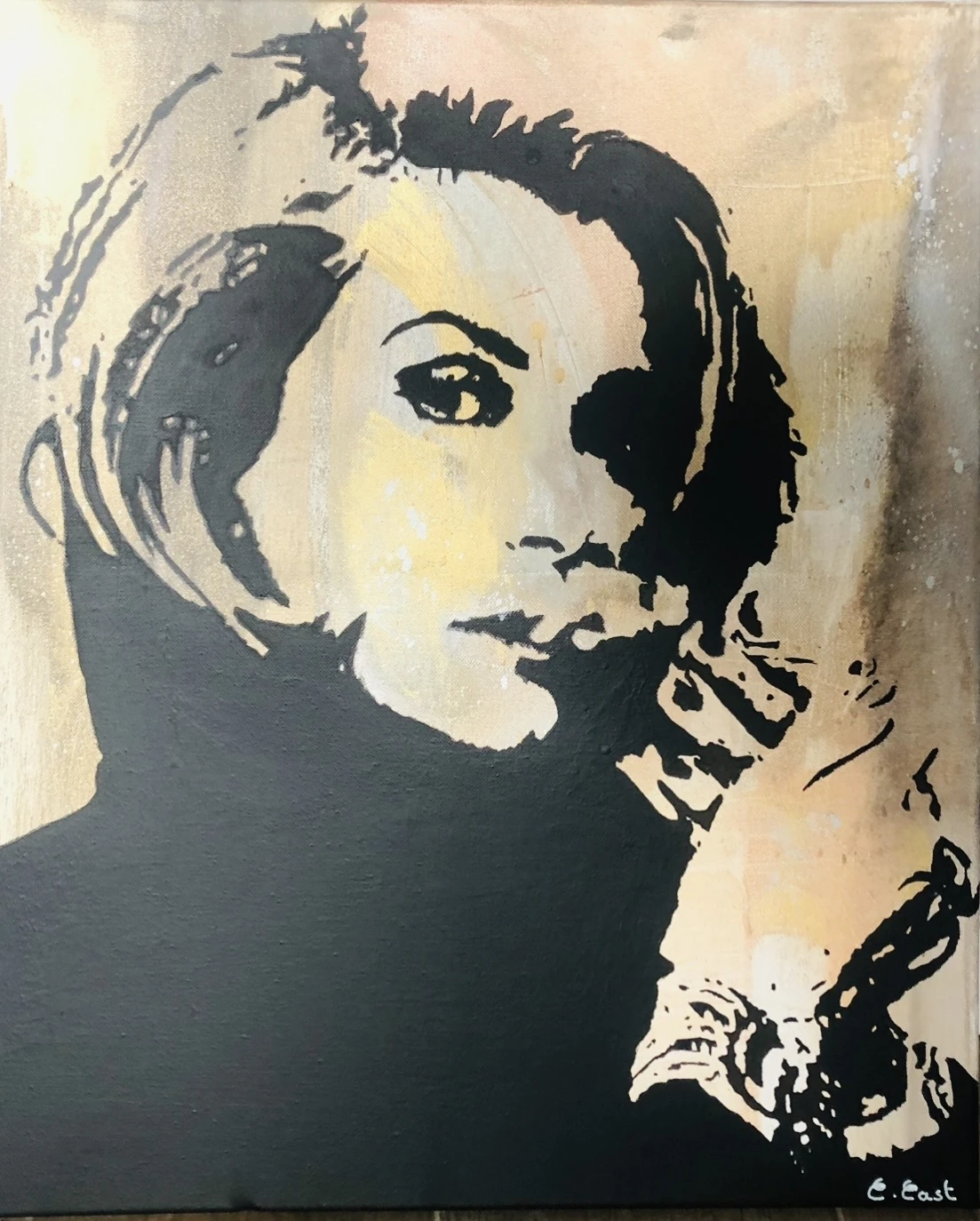 Golden Muse — œuvre originale de CED ART