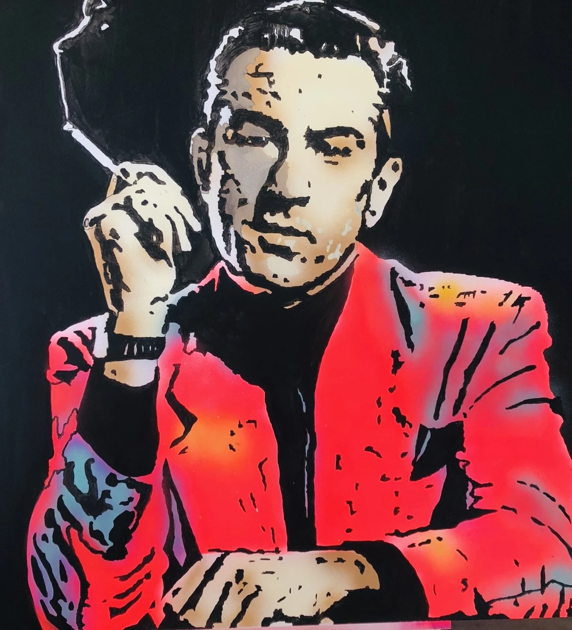 Red Smoke — œuvre originale de CED ART